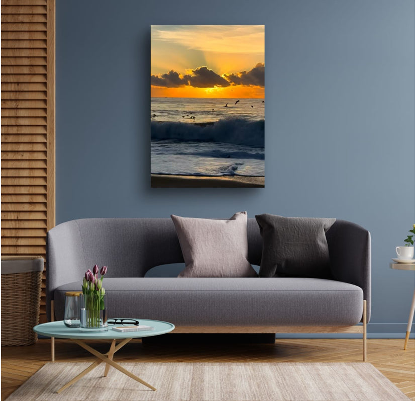 Ocean Sunset Canvas Prints